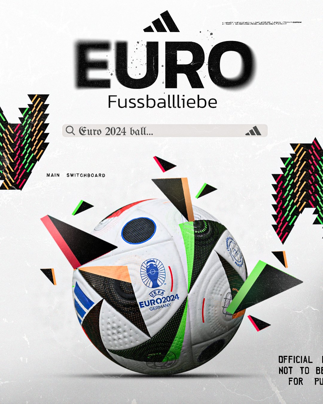 Fishor on X Euro 2024 Adidas Ball Poster Design smsports EURO2024 adidas GraphicDesigner Photoshop https t MWaPAeflrt X