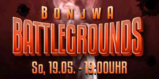 BIG NEWS🔥
Am Sonntag, den 19.05., findet um 19 Uhr die allererste Ausgabe der "Bonjwa Battlegrounds" statt.🐔

Über 30 eurer Lieblingsstreamer:innen duellieren sich in PUBG, um der/die Beste zu sein. (Vielleicht gibt es auch einen Preis)

Auf Twitch -> Bonjwa