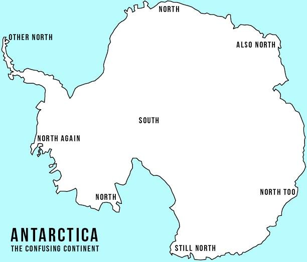 Antarctica, the confusing continent.