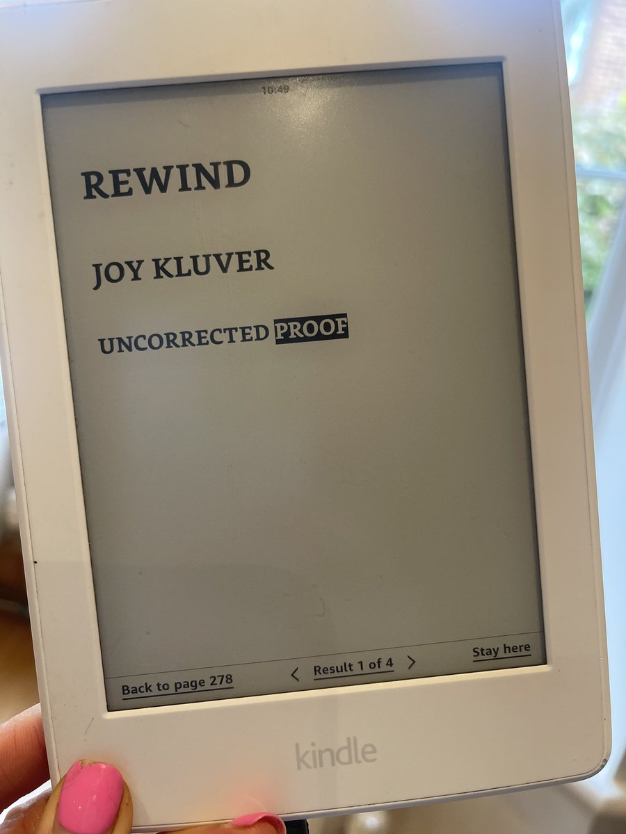 Just finished #Rewind, the latest in @JoyKluver’s DI Bernie Noel series. With an intricate, clever & emotionally tense plot line that kept me gripped and guessing, the novel takes off like a bullet train and doesn’t let up until the thrilling finale. Thx for a great read, Joy!