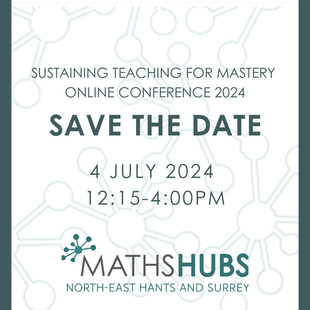 North-East Hants and Surrey Maths Hub (@NEHS_MathsHub) on Twitter photo 2024-05-13 14:19:07