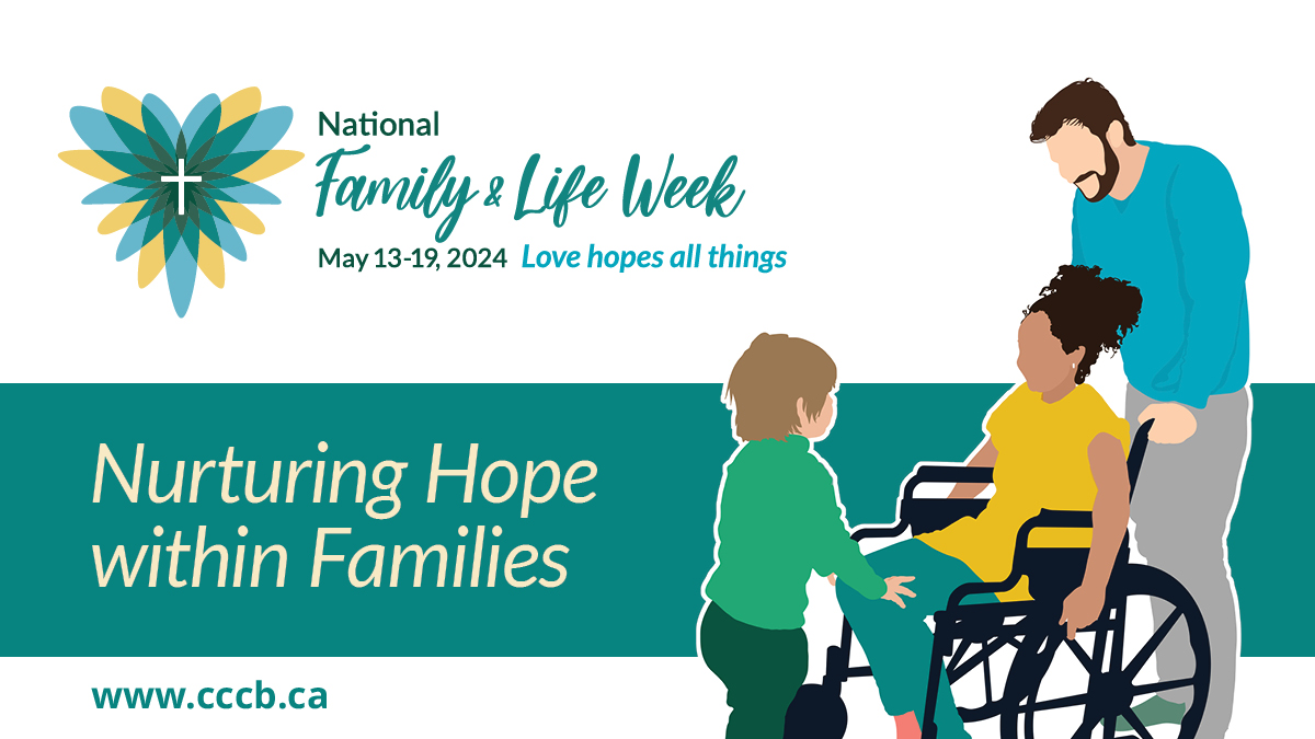 Today, let us launch National Family and Life Week by nurturing hope in our homes through family reading and reflection. #NFLW2024 cccb.ca/faith-moral-is…