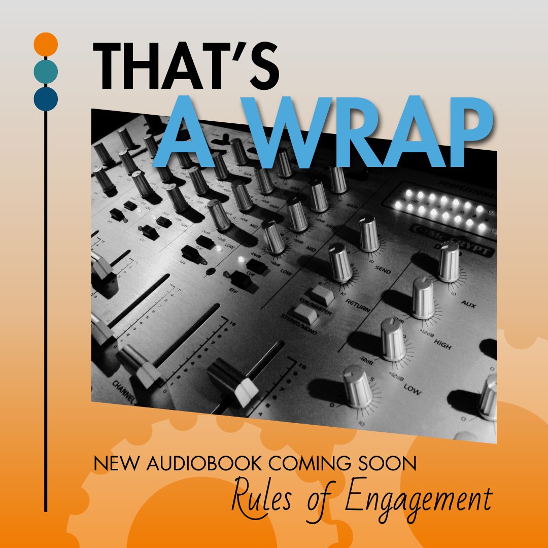 We recently finished work on the #audiobook version of ‘Rules of Engagement,’ a charming #romance by @BooksEllis 💖

Another great performance by the talented #VoiceActor @sawardfish 👏

Looking forward to release day 😊

#AudioProduction