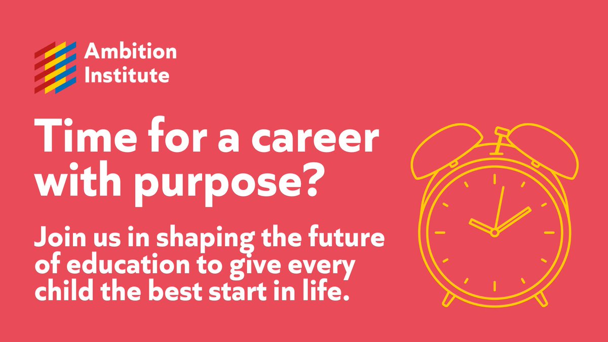 🤔 Looking for a new challenge? Join us in shaping the future of education. We are hiring for: 🔤 Head of Early Years 📖 Head of Literacy 🔢 Head of Maths 🎨 Senior Brand and Content Officer Hurry - posts close soon, apply now! 👉 ambition.pinpointhq.com/#js-careers-jo…