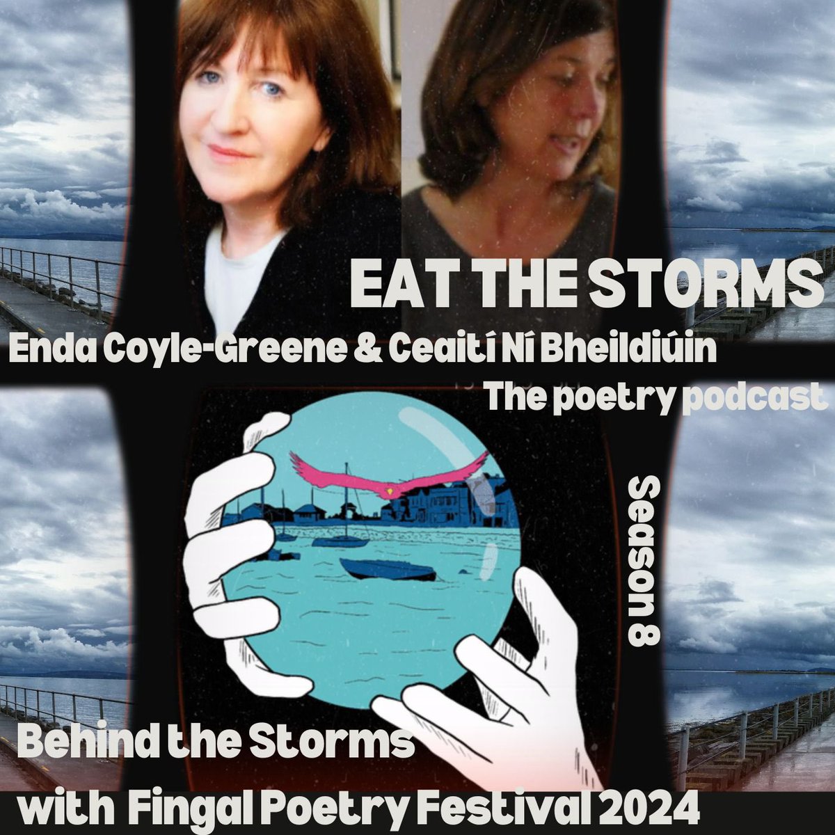 We’re back with a new episode of the #poetry #podcast on Saturday & joining me for our Behind the Storms chat, to talk of their love of poetry & to share details of the @FingalPoetry coming to Skerries in Dublin this Sept is Enda Coyle-Greene & Ceaití Ní Bheildiúin 😉💙