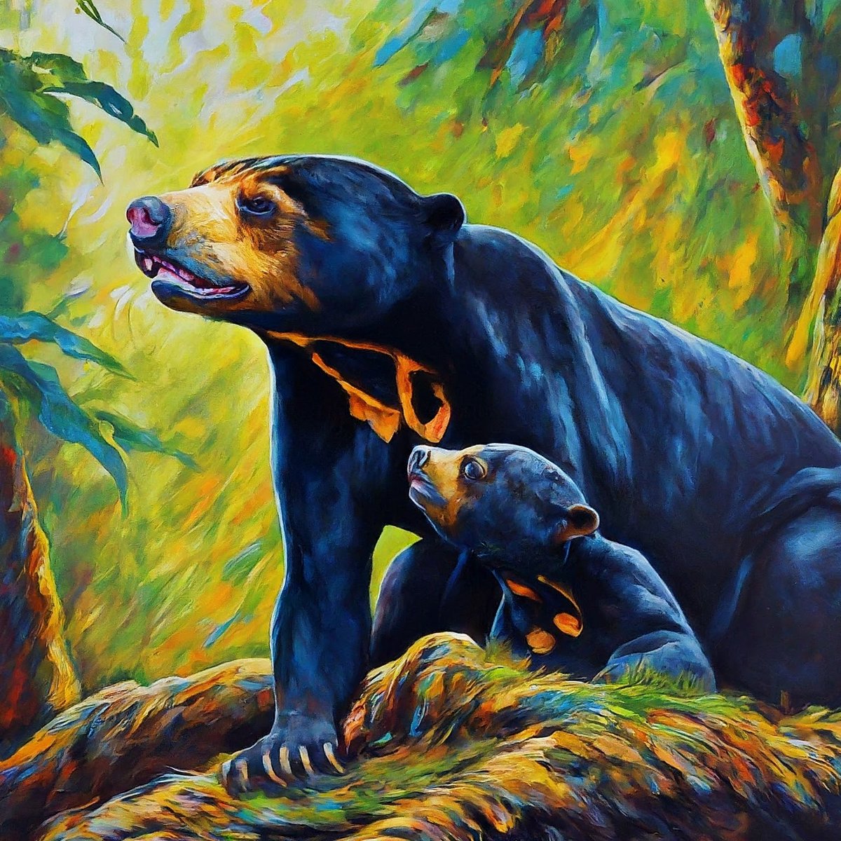 @HUAWEI_TECH4ALL The Malayan Sun Bears are facing many threats where only about 2,500 bears left in Malaysia. #Tech4Nature using Gemini
