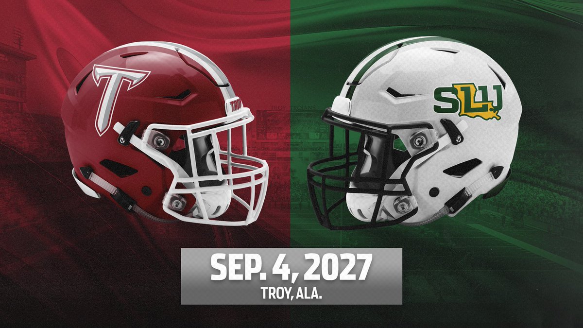 𝙎𝘾𝙃𝙀𝘿𝙐𝙇𝙀 𝙐𝙋𝘿𝘼𝙏𝙀 We have added Southeastern Louisiana to our 2027 schedule. '27 home slate now features Miss State and SE Louisiana. 📰 - gotroy.us/1gu #BattleReady | #OneTROY ⚔️🏈