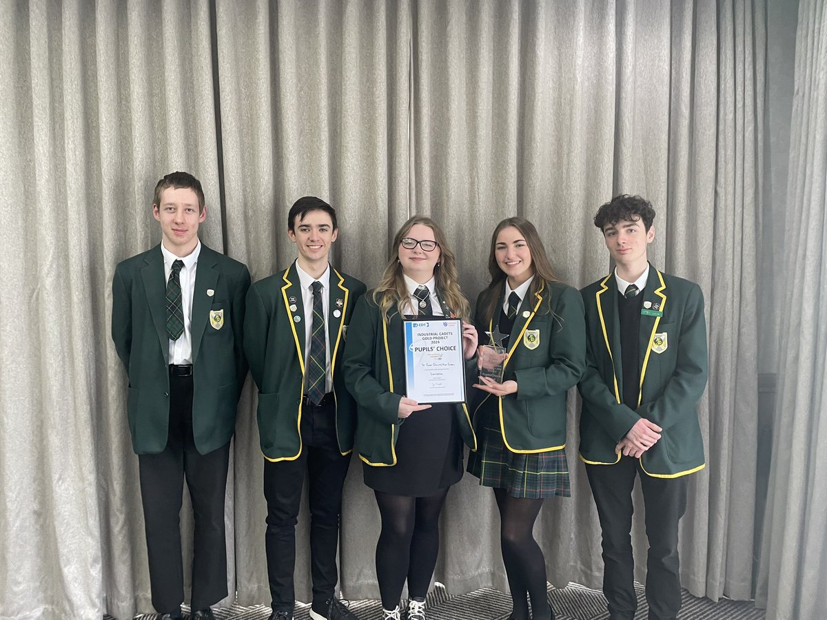 The secret is out! Our Industrial Cadets Gold Team are finalists in The Big Bang Competition and have been nominated for a special award. We are incredibly proud of the team and all their hard work! Good luck in the final! @StJOHS