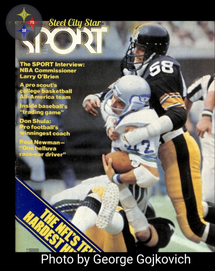 Jack Lambert on the cover of Sport magazine, 1978.