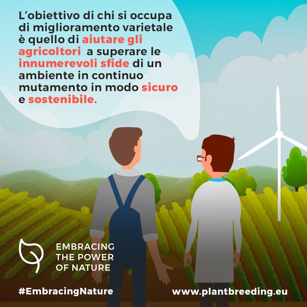 L’#InnovazioneVegetale è una formidabile risposta al #ClimateChange 

#EmbracingNature