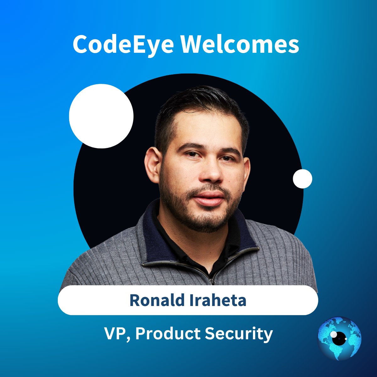 CodeEyeAI's tweet image. ✨CodeEye is thrilled to announce Ronald Iraheta as our new VP of Product Security. With over two decades of experience in product development and application security, Ronald brings a wealth of expertise to the table.

🤝 Meet him at #WCISC !

#VP #IRIS