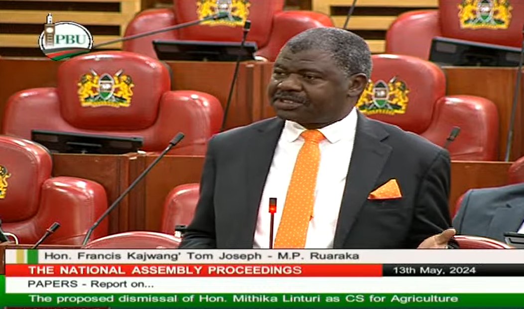 Mr. Speaker, a report has been given to you, you have looked at that report, in law you have perused that report and you have approved it but the report has not been given to the members. ~ @tjkajwang #BungeLiveNA.