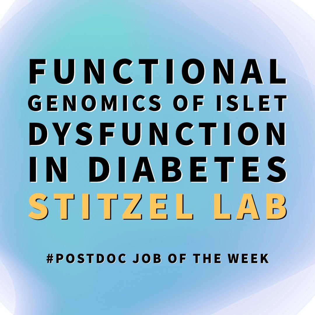 #Postdoc job of the week: Join the Stitzel lab (@epgnomike) to study the precise genetic mechanisms controlling pancreatic islet identity & function and ID genes and response pathways to enhance islet resilience: bit.ly/43JpZkU

#postdocs #postdocjobs