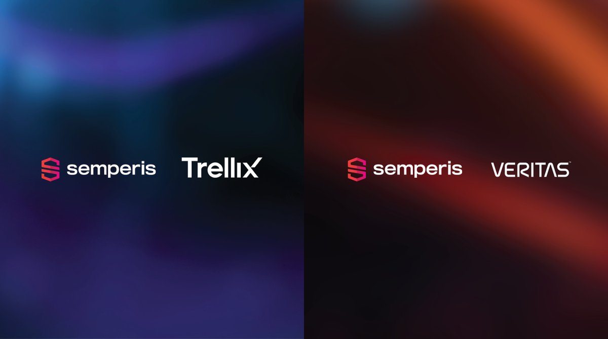 We are very excited about our newest partners @trellix and @veritastechllc and what it means to help defenders improve their operational resiliency. Read more here: semperis.com/press-release/… and semperis.com/press-release/…