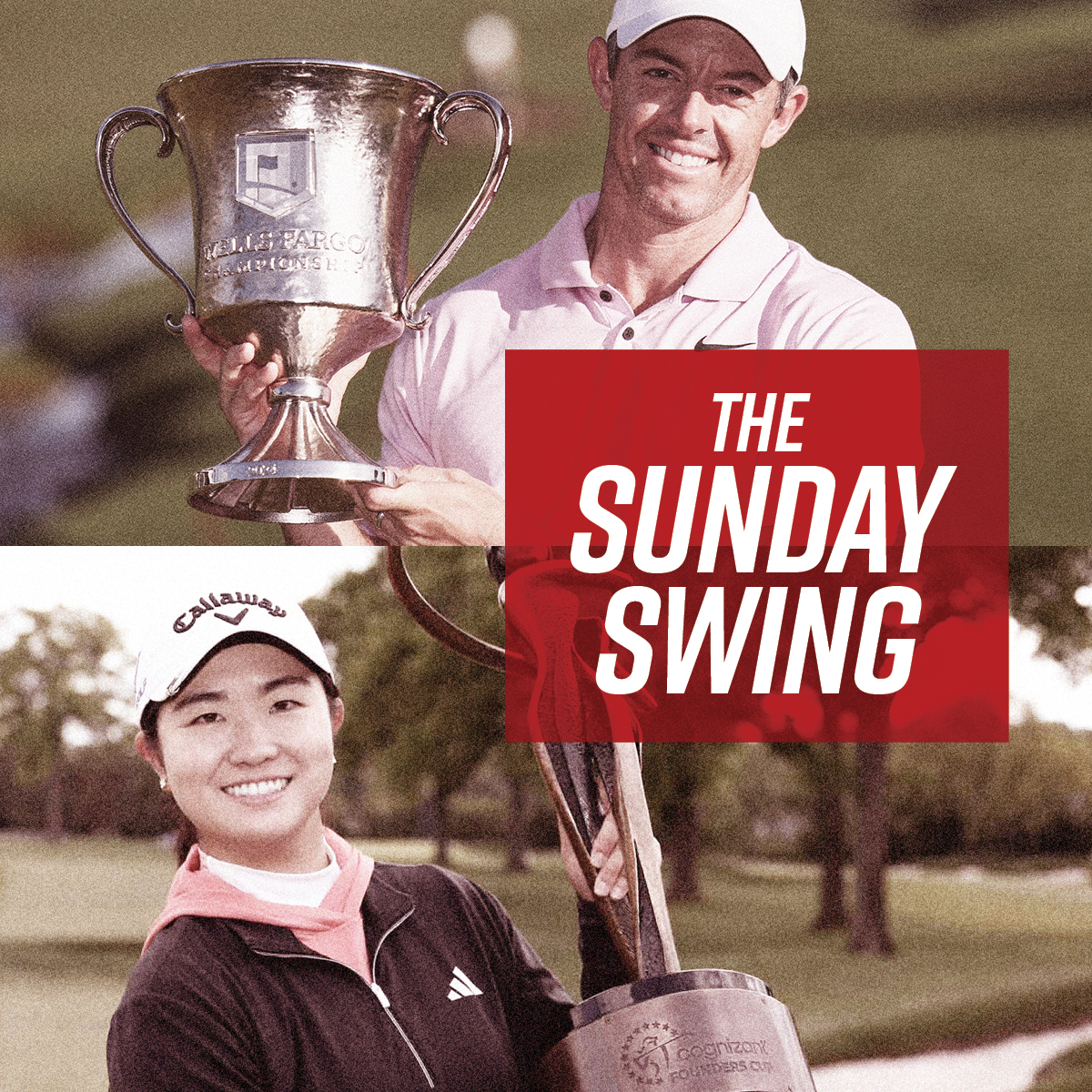 Rory McIlroy heads into Valhalla playing his best golf after surging to victory at the Wells Fargo, while Rose Zhang caught fire down the stretch en route to her 2nd LPGA win! ⛳ 🏆 Read about both wins in this week's Sunday Swing! bit.ly/44Ewm9q #2ndswinggolf #golf