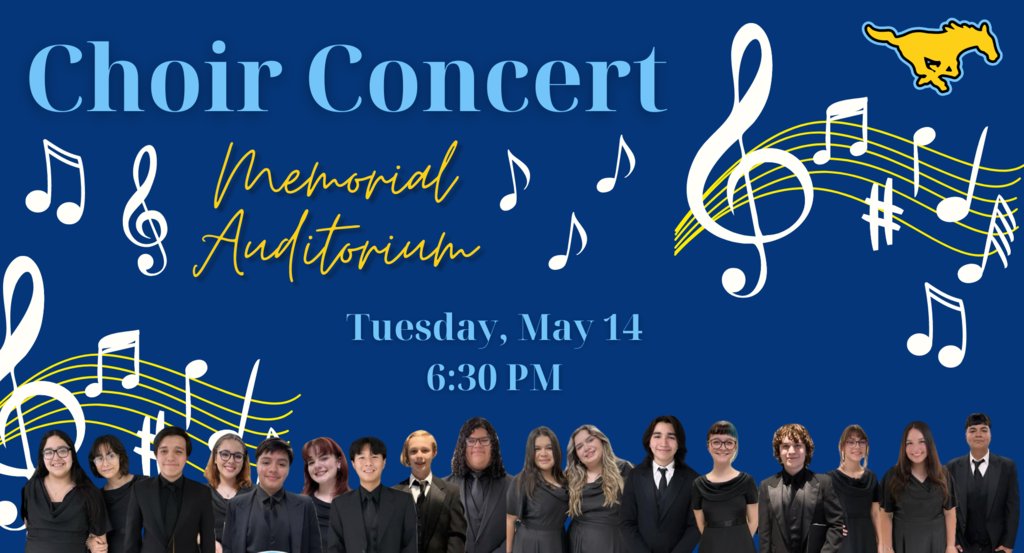 💛🎶 Choir Concert Tomorrow! 🎶🩵 Join us for an evening of melodious magic as our voices blend in harmony and fill the air with enchantment. The concert begins at 6:30 PM in our MHS Auditorium. #1PRIDE #believe #mcallenisd