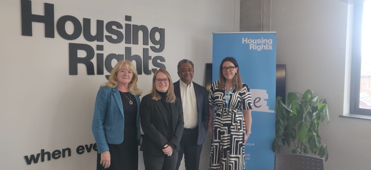 Housing Rights (@housingrightsni) on Twitter photo This morning we welcomed Geraldine McGahey <a href="/EqualityCommNI/">Equality Commission</a>, and <a href="/rachelwoods52/">Rachel Woods</a> of <a href="/nichildcom/">NI Commissioner for Children and Young People</a> to brief <a href="/adequatehousing/">UN Special Rapporteur on the right to housing</a> on the housing challenges and barriers facing people they support in Northern Ireland.
#HousingRights60 This morning we welcomed Geraldine McGahey <a href="/EqualityCommNI/">Equality Commission</a>, and <a href="/rachelwoods52/">Rachel Woods</a> of <a href="/nichildcom/">NI Commissioner for Children and Young People</a> to brief <a href="/adequatehousing/">UN Special Rapporteur on the right to housing</a> on the housing challenges and barriers facing people they support in Northern Ireland.
#HousingRights60