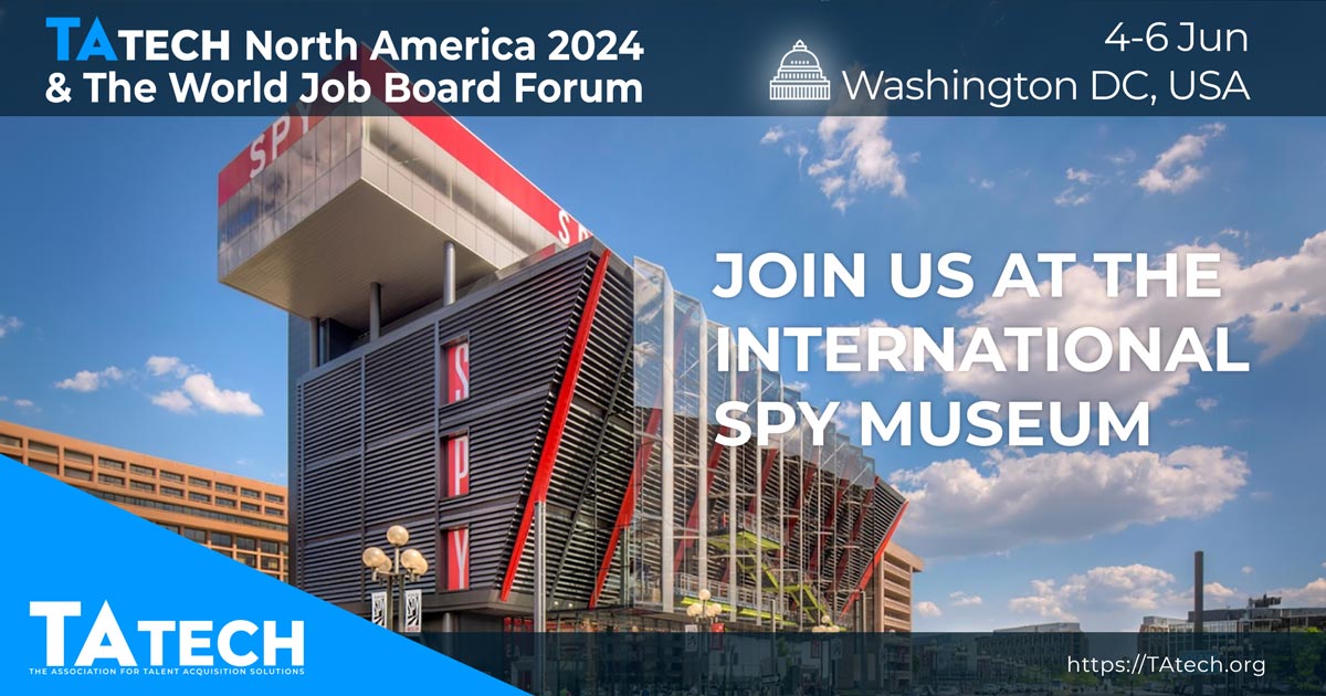 🚀 Explore the future of talent acquisition at TAtech North America & The World Job Board Forum 2024! Join us in Washington, D.C. for insights and networking. #TalentAcquisition #JobBoardForum tatech.org/custom-events/…