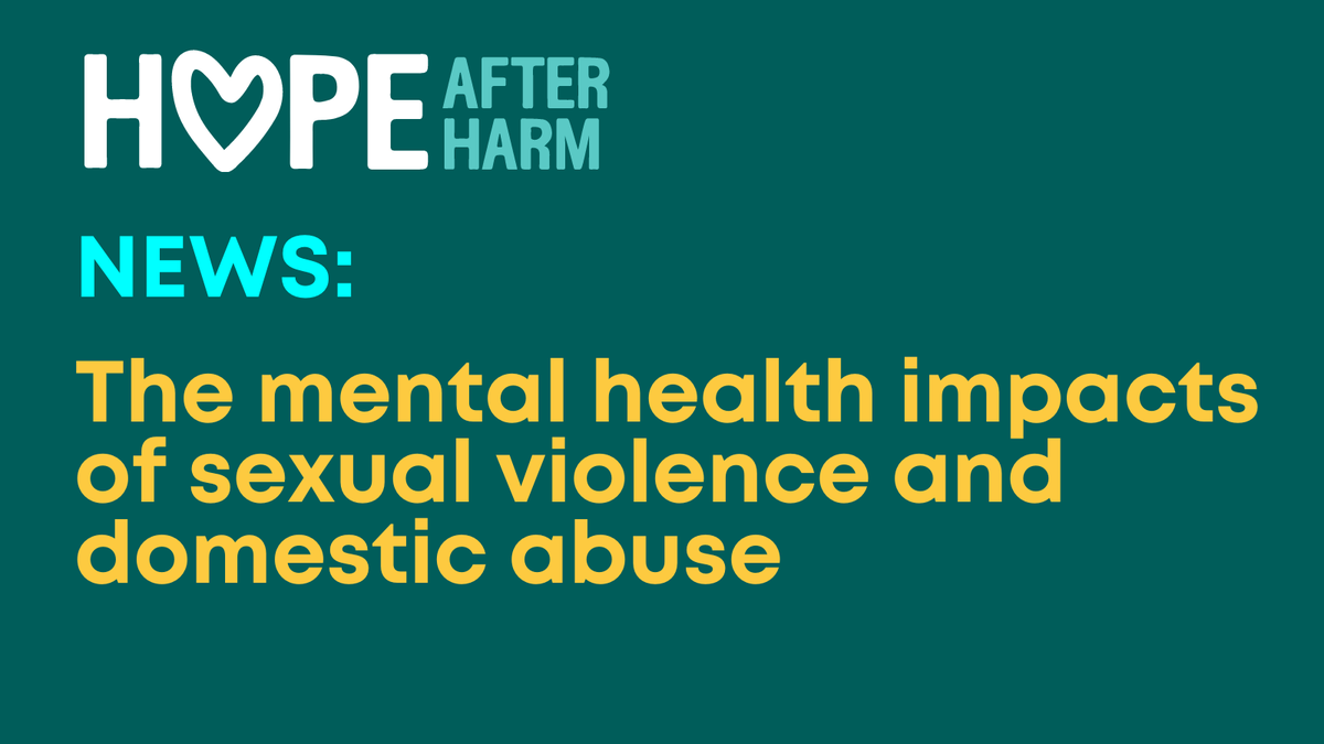 This week is #MentalHealthAwarenessWeek, throughout the week we're going to be highlighting the impact that #sexualviolence and #domesticabuse can have on #mentalhealth. 

Find out more: lnkd.in/eidv5pi6