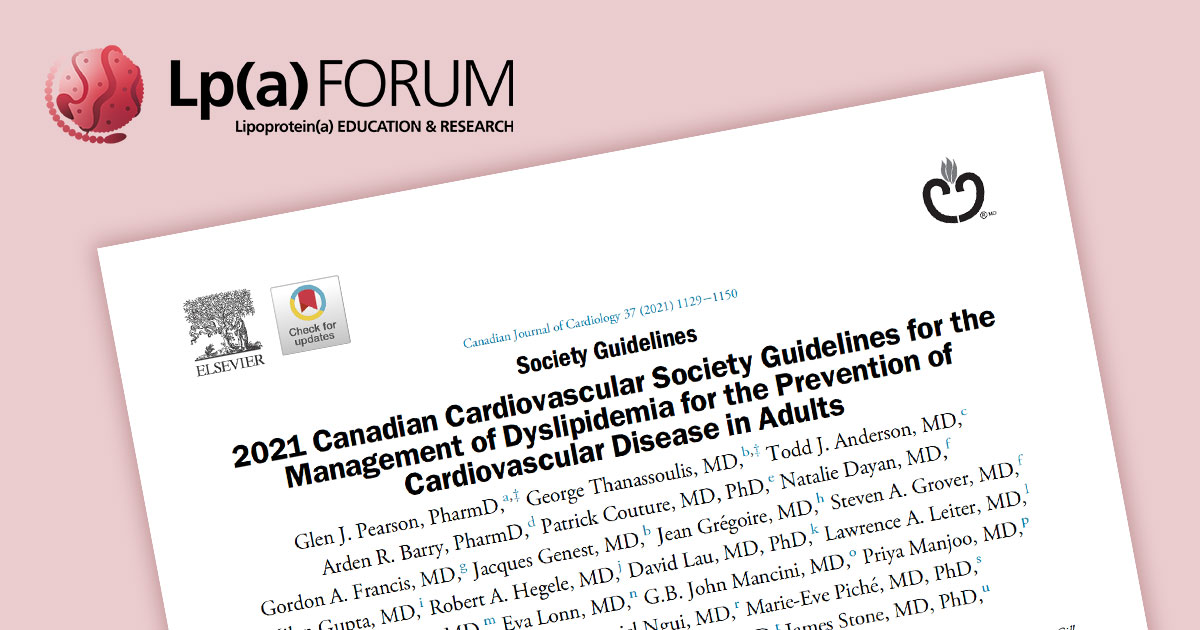 Do you test Lp(a) alongside other lipids? A recommendation in Canadian dyslipidaemia guidelines is driving testing. Read what’s happening in Journals Update on @LpaForum >> lpaforum.org/canadian-guide… #Lpa #Lpatesting #heartdisease #dyslipidaemiaguidelines #dyslipidaemia #lipids