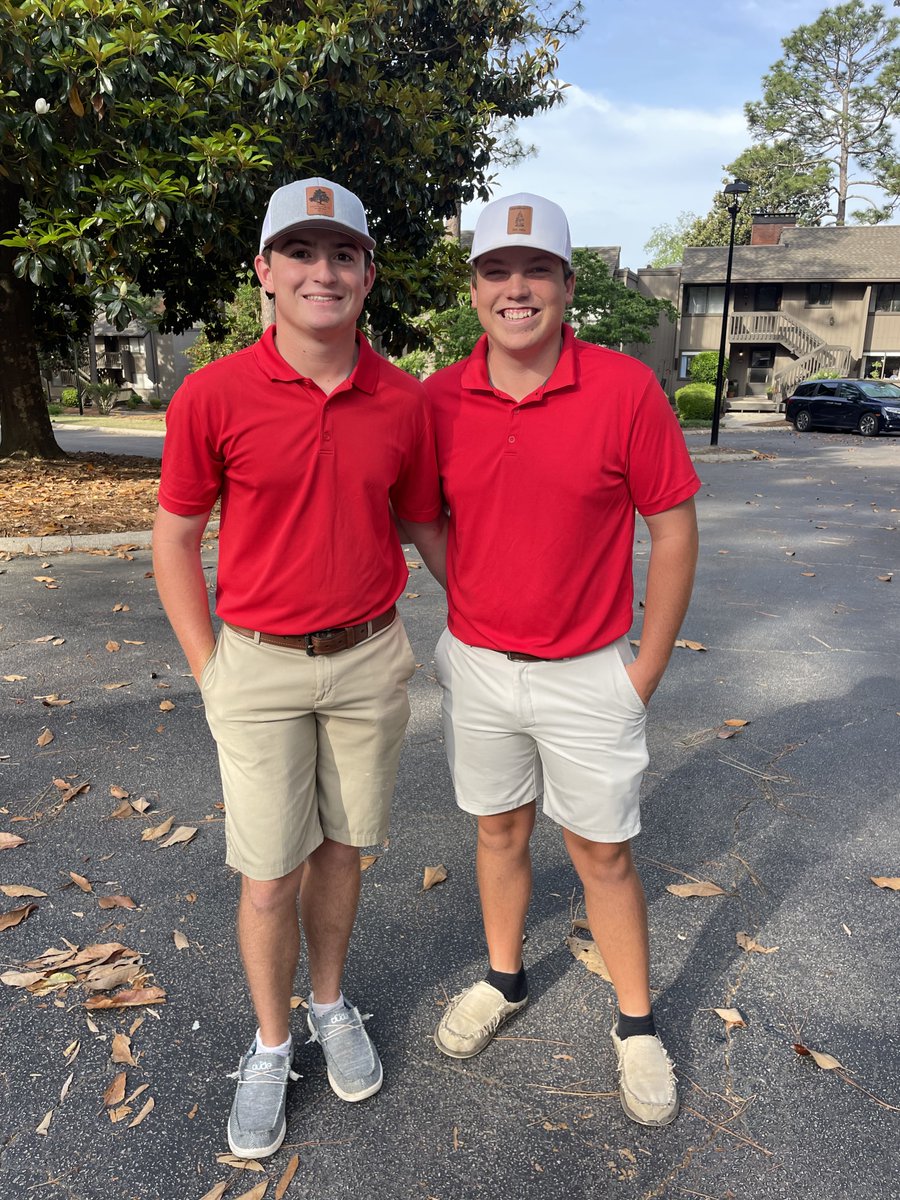 Best of Luck to our Mustangs - Gavin and Landon - as they compete at the State Golf Match. Go East! #wEReast