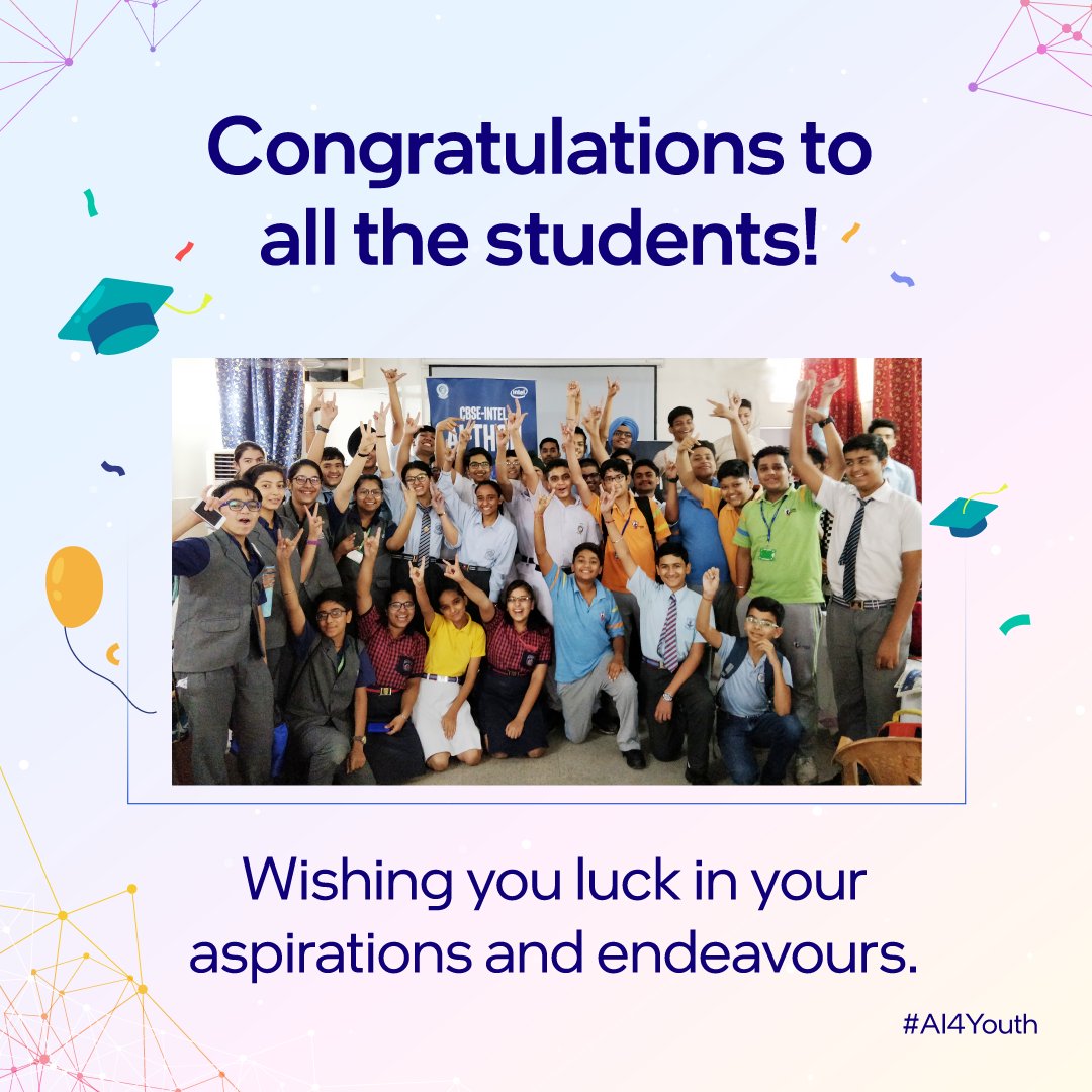 Let's celebrate not just the outcome but also the effort, not just the victory but also the struggle. Here's to all the 10th and 12th standard students looking to navigate through your next steps. Remember, your choices will shape your future. #CBSEResults2024 #AI4Youth