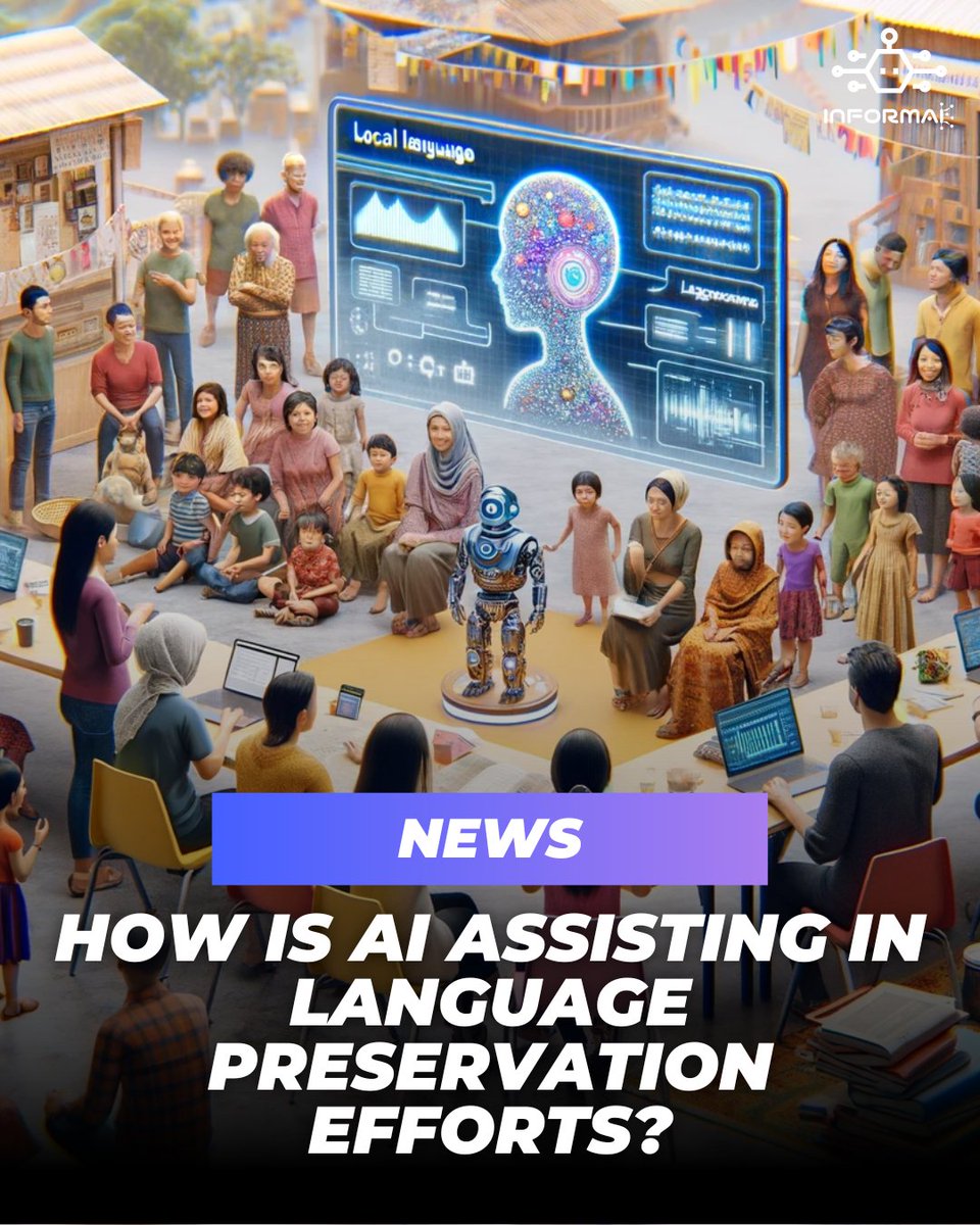 🌐 Explore the remarkable role of AI in saving endangered languages. Uniting voices, preserving heritage. #AI #LanguagePreservation