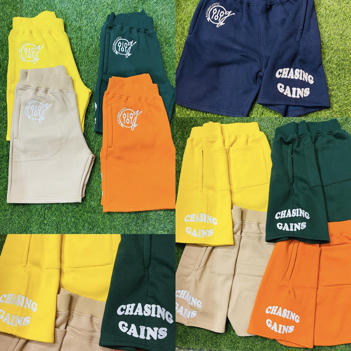 D_Chasing_Gains's tweet image. CHASING GAINS Fleece Shorts 
#support #fleece #shorts