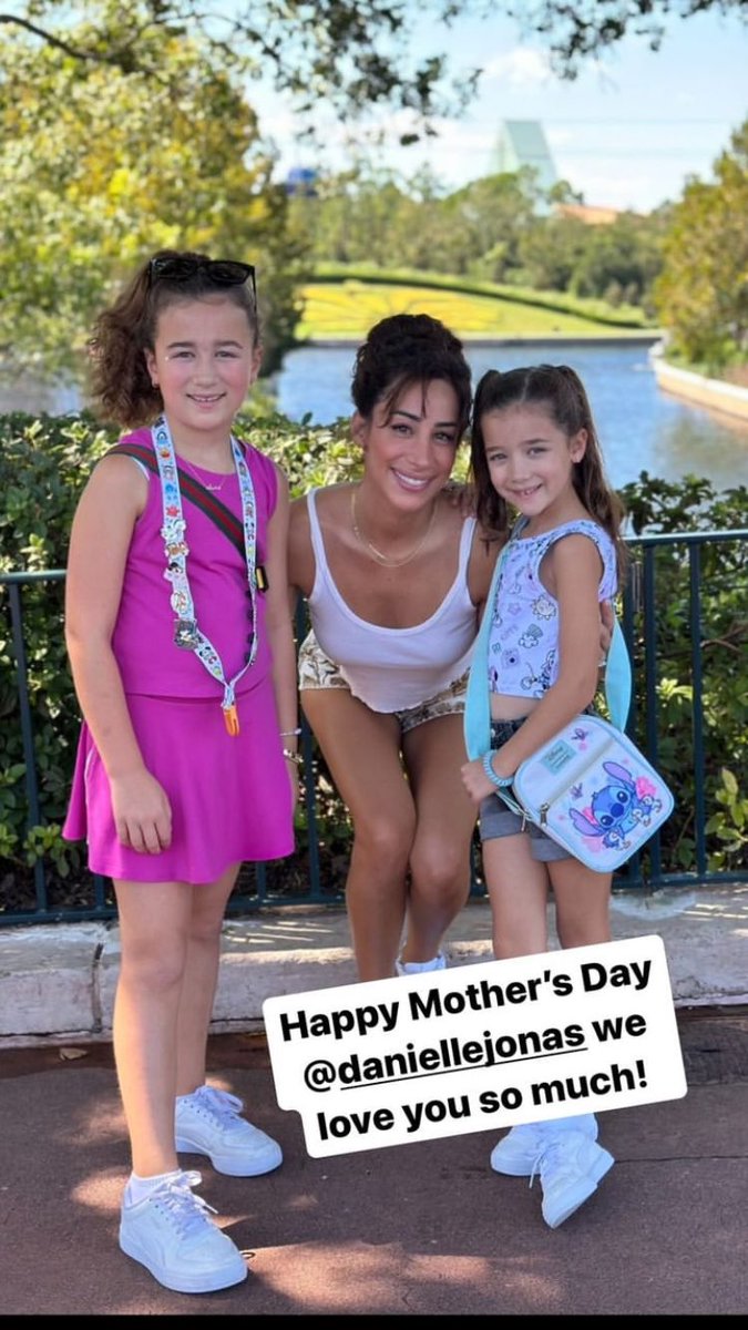 12 May 2024 - @kevinjonas via Instagram with @daniellejonas, their daughters Alena and Valentina celebrating Mother’s Day