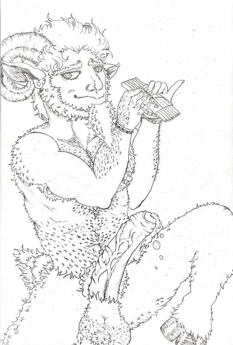 EdgyBoulevard's tweet photo. Sexualization of the Greek god, Pan!
A gift for a friend of mine. https://t.co/XWXJq9MWDa