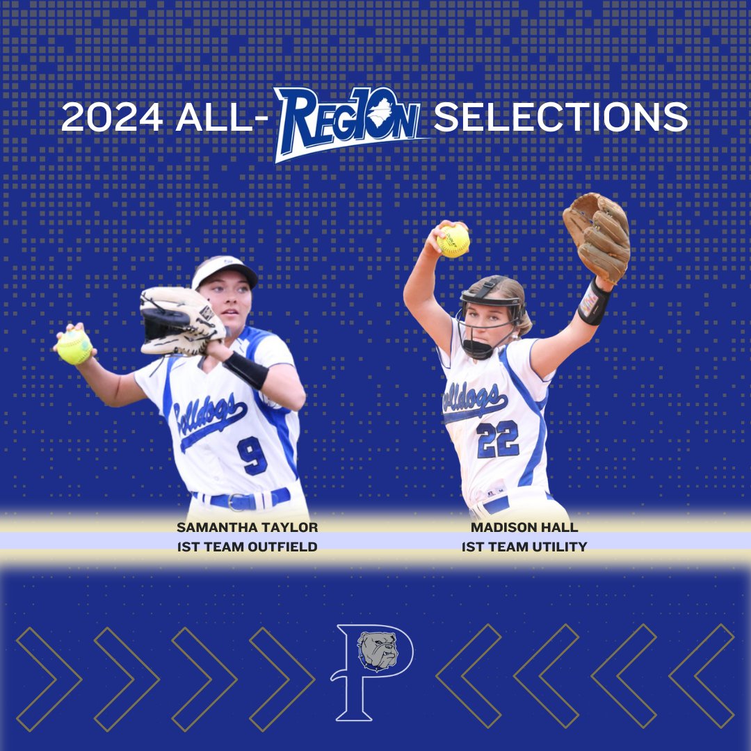 pittccathletics's tweet photo. Taylor and Hall earn 1st Team All-Region 10 honors!

#BEADAWG https://t.co/geqpQ8aJ3B