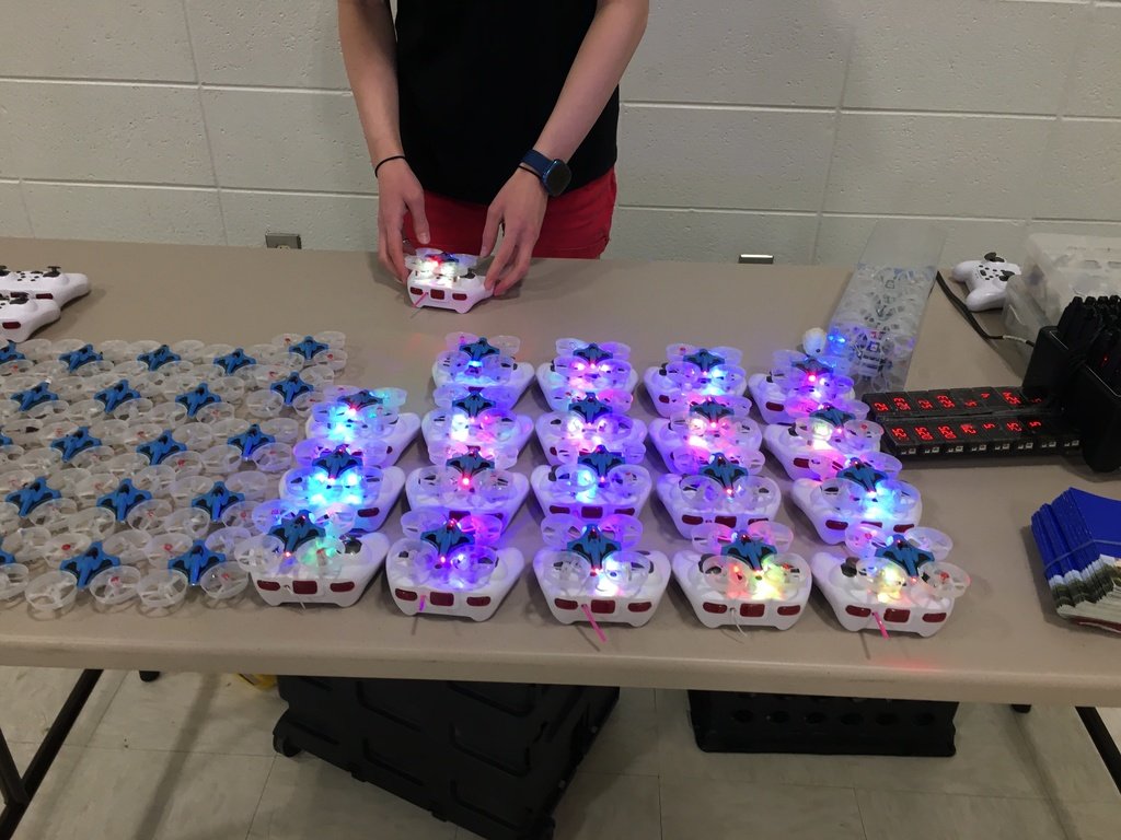 USD457's tweet photo. Dr. Ron Barrett, Professor at KU in Aerospace Engineering, was at Bernadine Sitts Intermediate Center visiting with 6th graders about Aerospace Engineering.  Students had an opportunity to fly small drones, styrofoam airplanes, and prop copters. https://t.co/WV9WXCH9FN