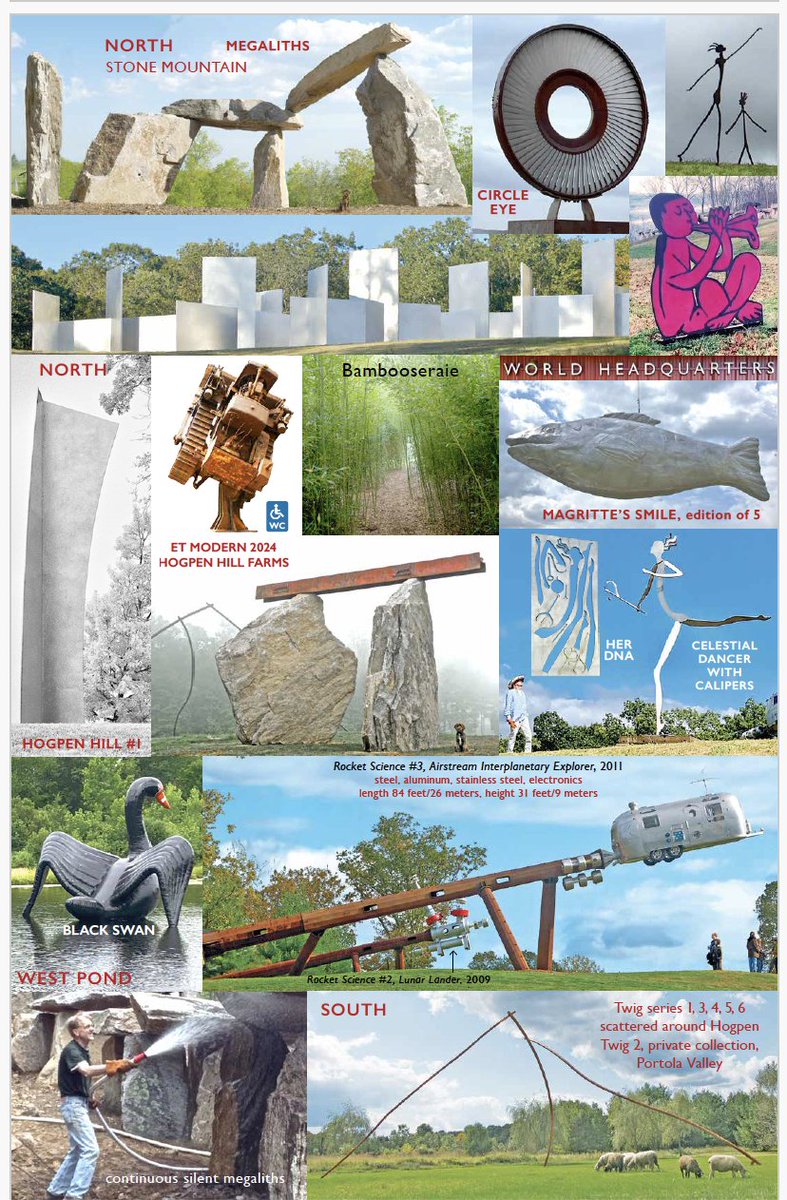 Edward Tufte, Hogpen Hill Art Farms open May 24,25,26 ongoing Fri/Sat/Sundays Info+tickets tufte.com 'Wild whimical incredibly beautiful' Boston Globe 'Amazing artworks' 'North America's best sculpture park' #StormKing #Connecticut #architecture #sculpture