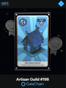 DrimbauA's tweet photo. This week my favorite #NFT from #CGW is the artisan guild. It was a gift from #Zealy and it gives passive silver and cooper. https://t.co/wsnVRL2ijj