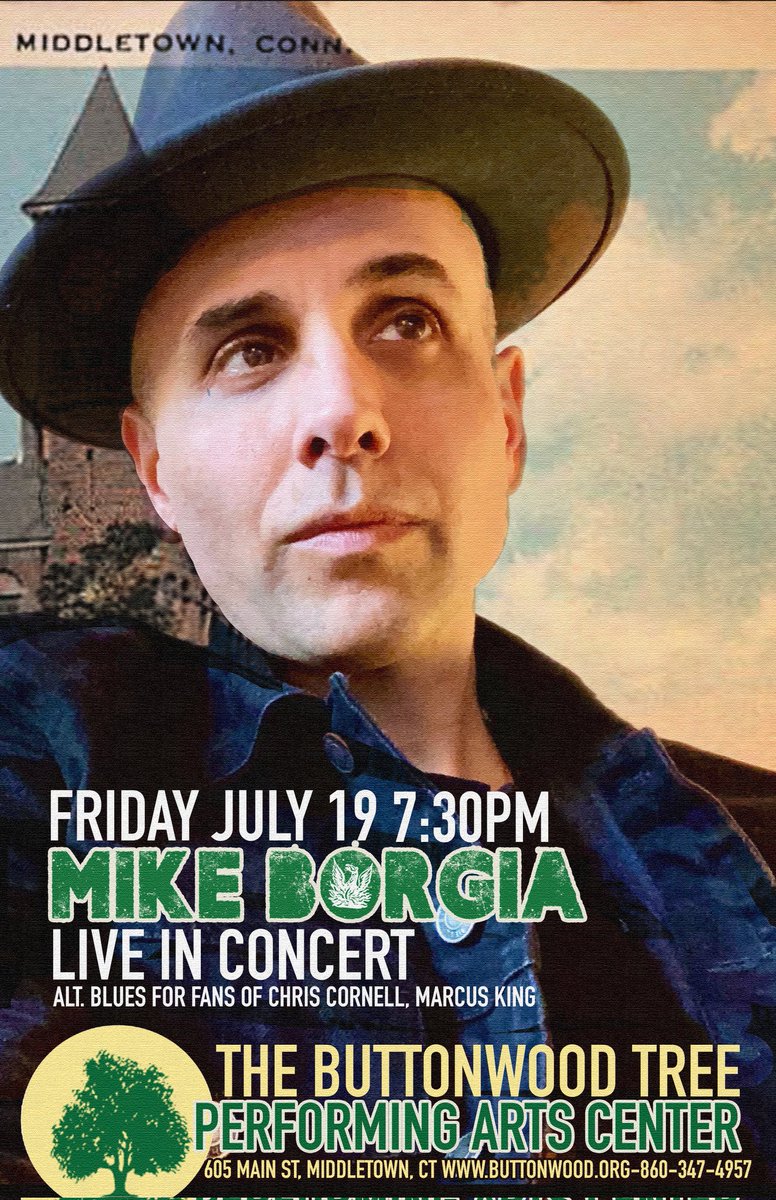 mikeborgia's tweet photo. Returning to Middletown CT 
July 19. Tickets selling at https://t.co/70J0Qx3XEb https://t.co/elbfAwaOdO
