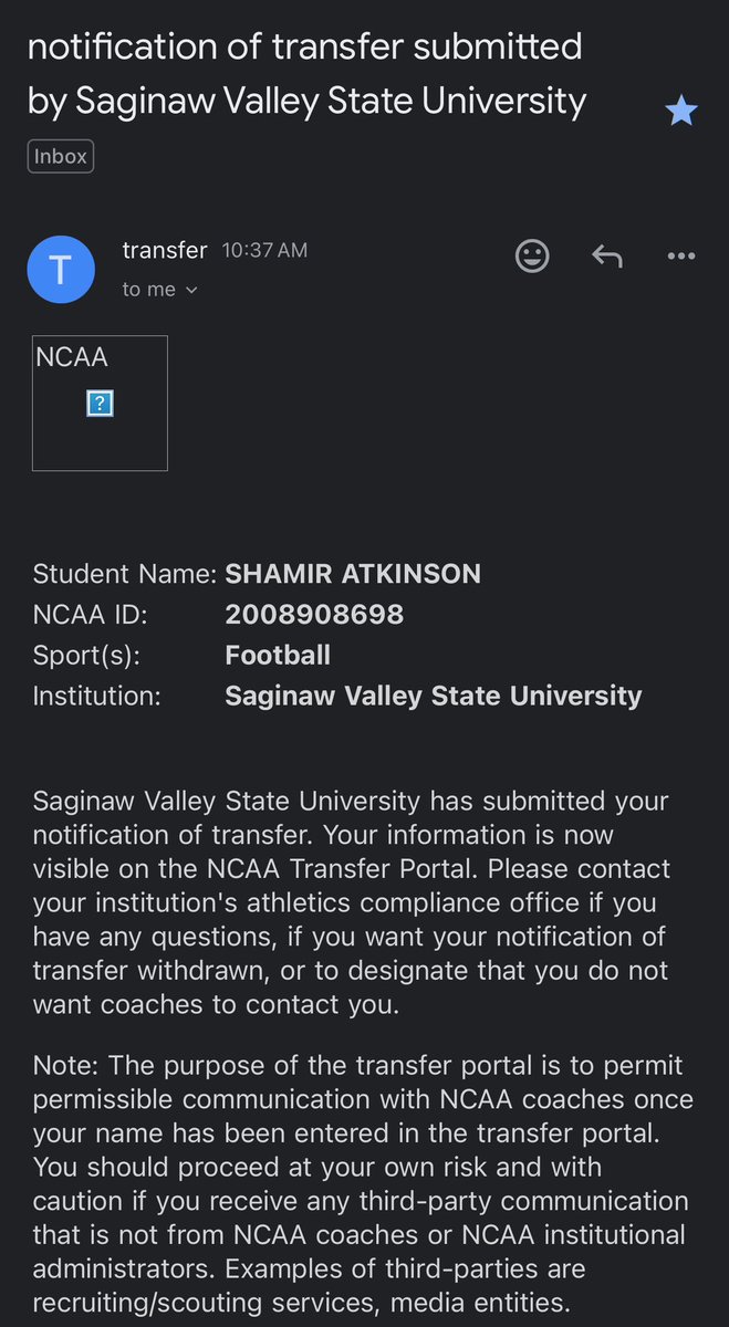 Shamir Atkinson tweet media