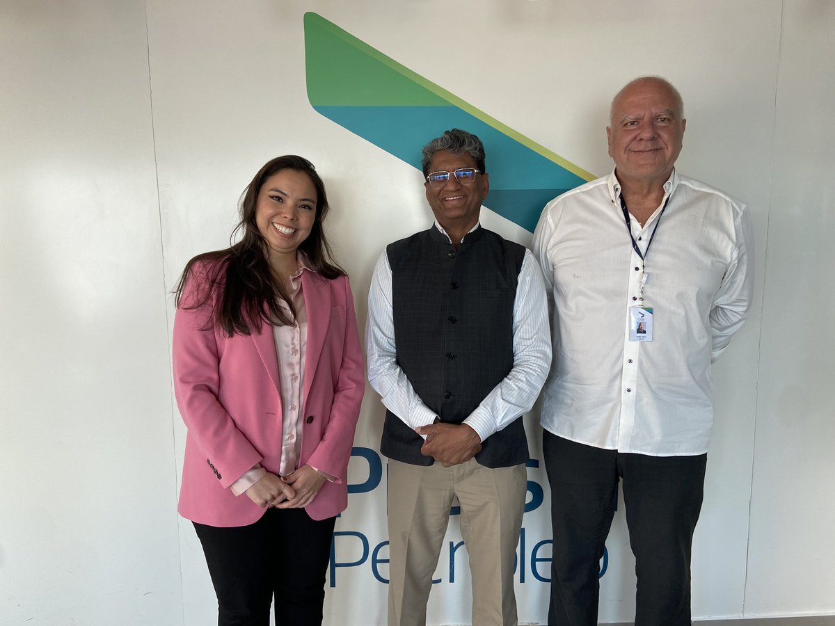 🇮🇳 🇧🇷 Nesta segunda-feira, recebemos o Embaixador da Índia, Suresh Reddy, e membros da Embaixada Indiana para uma reunião em nosso escritório.

#ppsa #présal #petróleo #óleoegás #energia