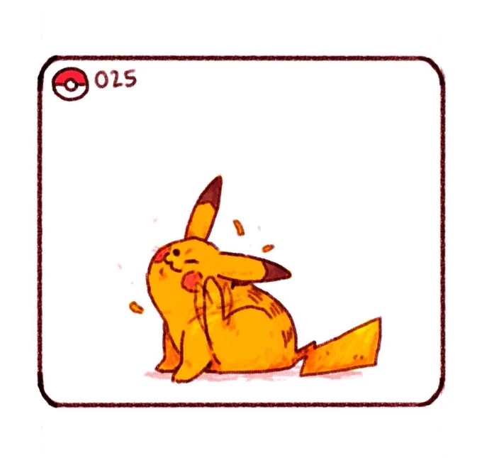 Will never get tired of drawing Pikachu! 