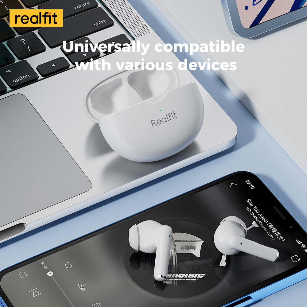 realfitind's tweet photo. "Stylish and comfortable - RealFit F2 Pro TWS earbuds for every occasion! 🎵 #StyleStatement #RealFitF2Pro" https://t.co/lBvB5xEfPV