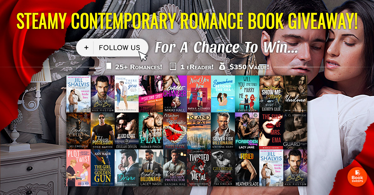 GIVEAWAY ALERT! 🚨 Our author Mirela Kanini is participating in @BookSweeps #SteamyRomance Book Giveaway! Enter today to win a free eBook of The Sins of Mrs. Ema plus 25 other exciting titles... AND a brand new eReader 🤩

Here’s the link 👉 bit.ly/sweet-contempo… 

#books