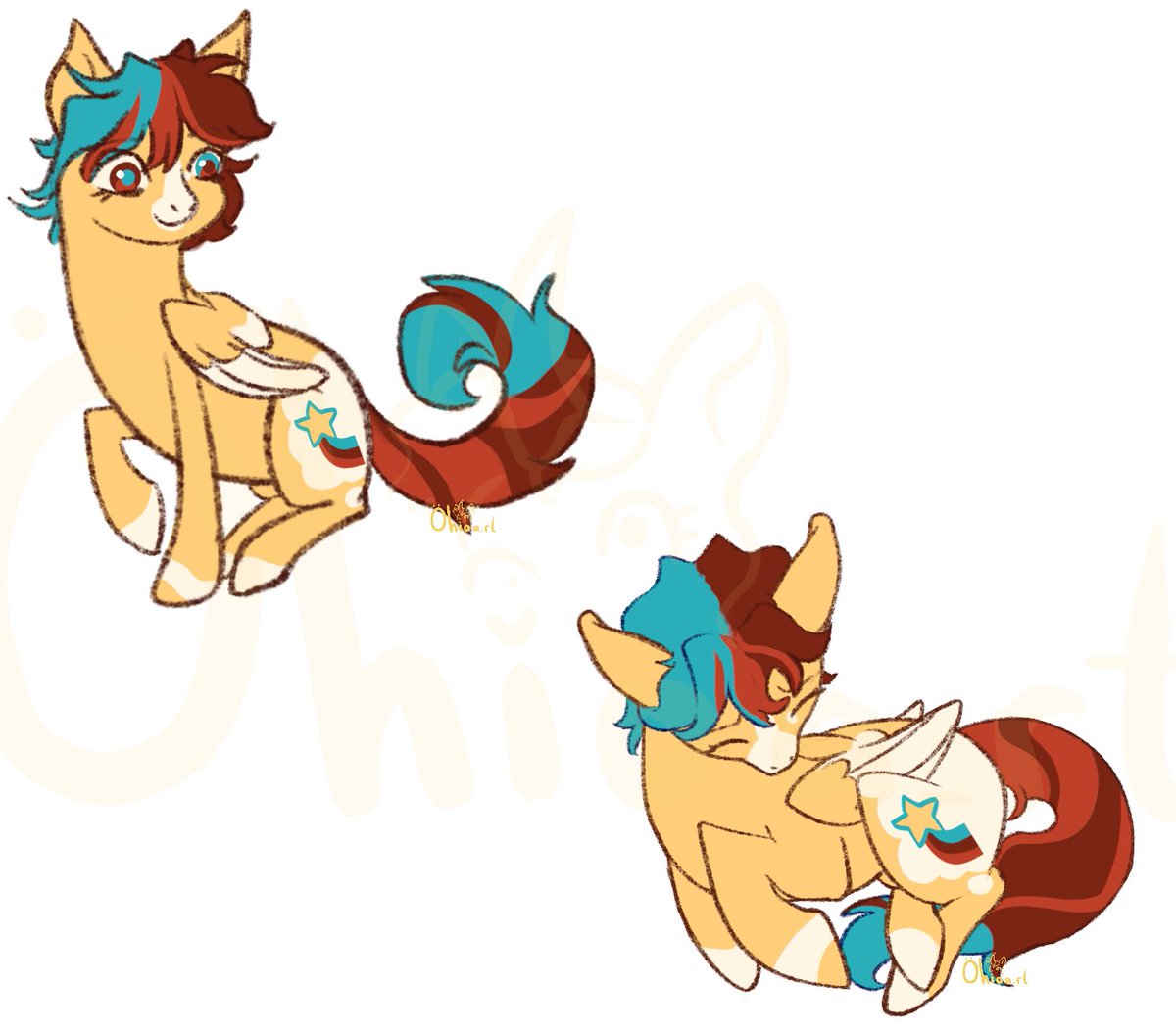 OhioIsAState's tweet photo. Art dump because I've been slacking <<3
OCs belong to: hartflare (TH), TheMangoPirate (TH), Me, Me 

Probably more but I am LAZY! Woaaaah.....

#Furry #Unicorn #OCref #WoF #WingsOfFire #MLP #mlpfim #artdump https://t.co/kM4cQrncuX
