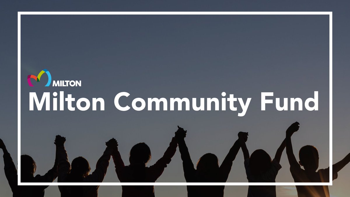Hey #MiltonON! Milton Community Fund applications open on May 21, 2024. This funding supports not-for-profit organizations who provide artistic, cultural or recreational programs and services that benefit the community 🏘️ Full news release🔗 ow.ly/GACy50REPsT