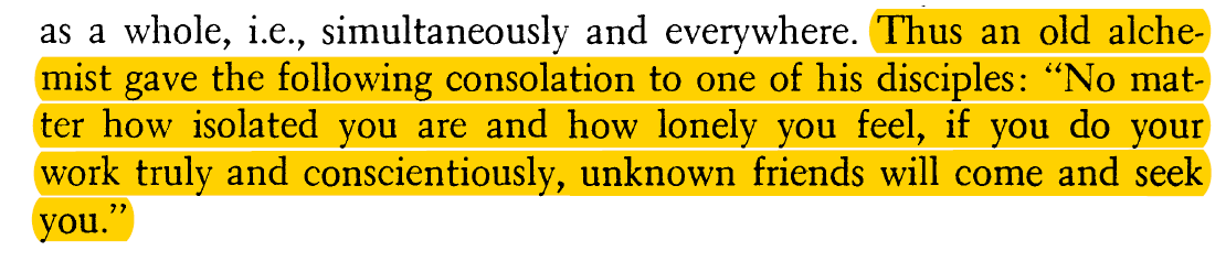 DylanoA4's tweet photo. Carl Jung, 1960...

don't give up on it or dumb it down:
in fact, double down https://t.co/DWAAvJPPKI