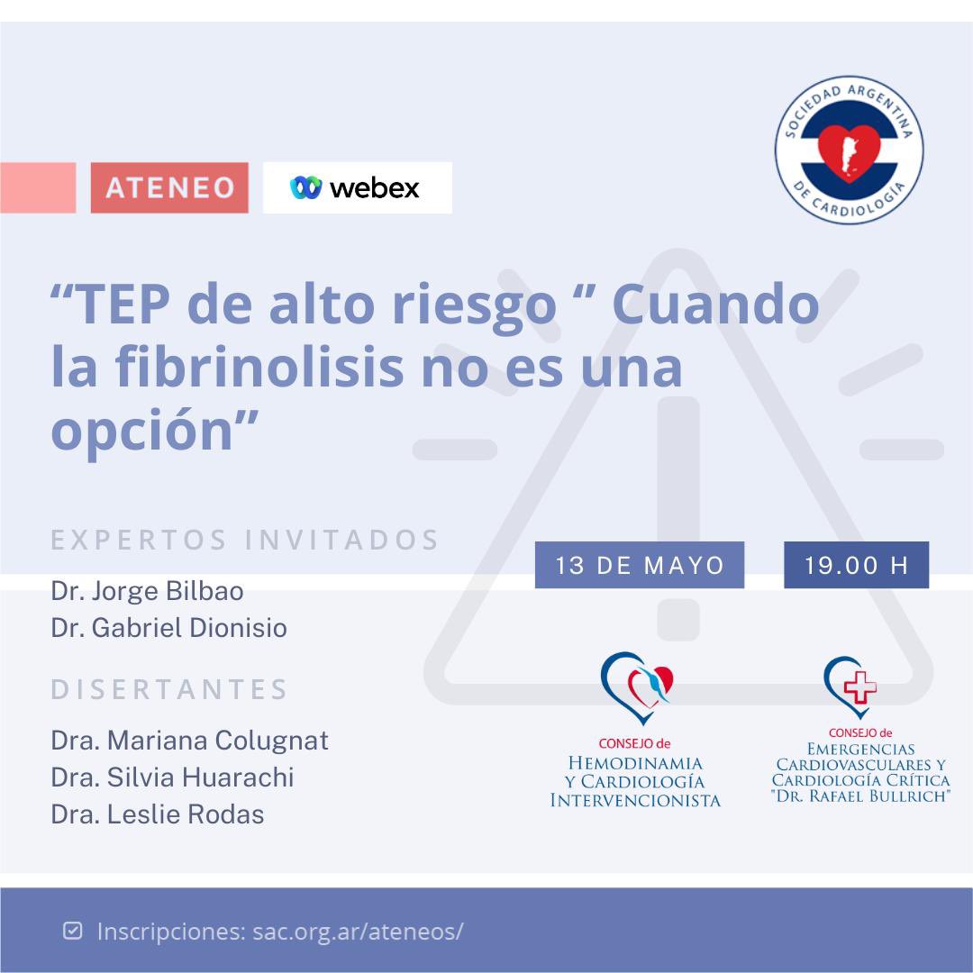 Los esperamos a las 19hs!

Inscripción: sac.org.ar/evento/tep-de-…