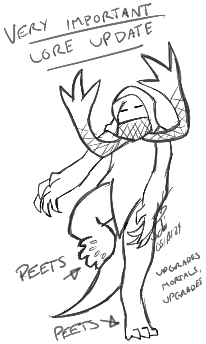 InsomniCast's tweet photo. Here at Insomnicast, we take our lore and design updates very seriously.
Here's the latest news about your favourite void eldritch terror cryptid!
#InsomniCast #InsomniArt #VoidCryptART https://t.co/5nbY63WR5m