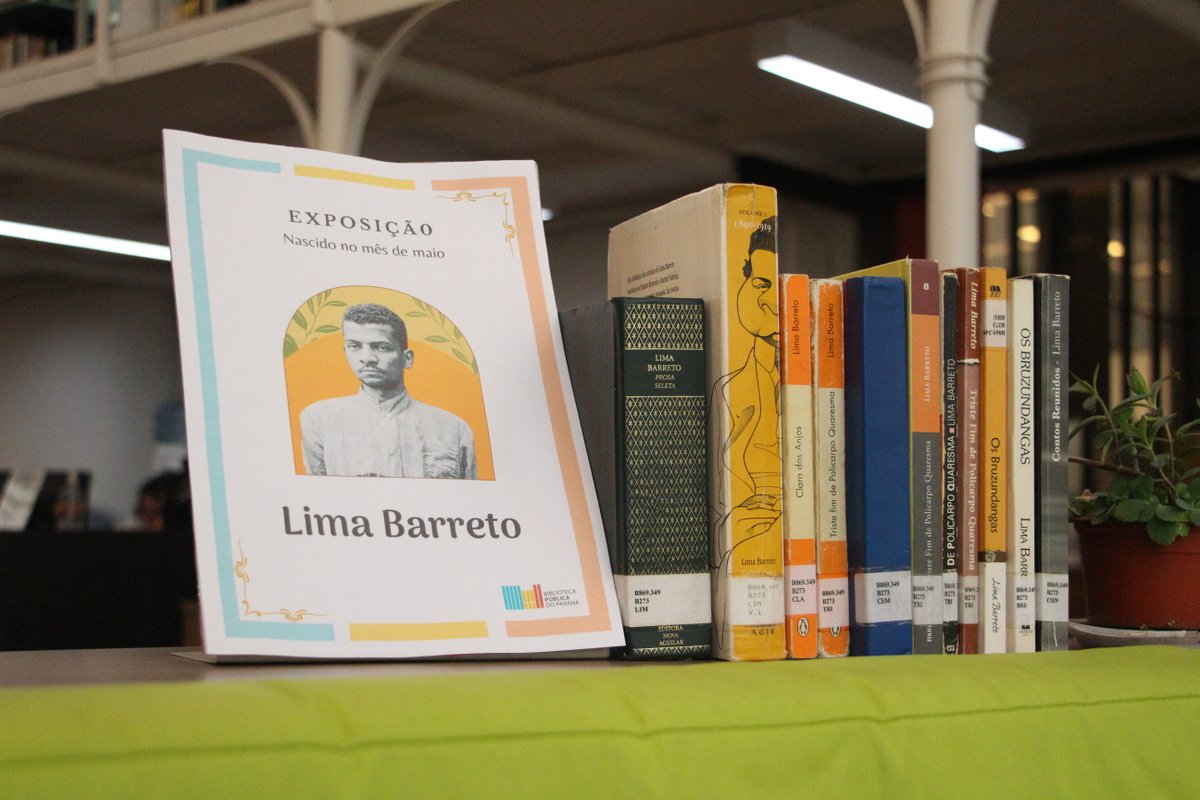 Há 143 anos nascia um dos maiores escritores brasileiros: Lima Barreto 📝

📌 No acervo da BPP você encontra desde as obras mais famosas do autor até as coletâneas de contos e crônicas.

#limabarreto #literaturabrasilera #13demaio #bpp