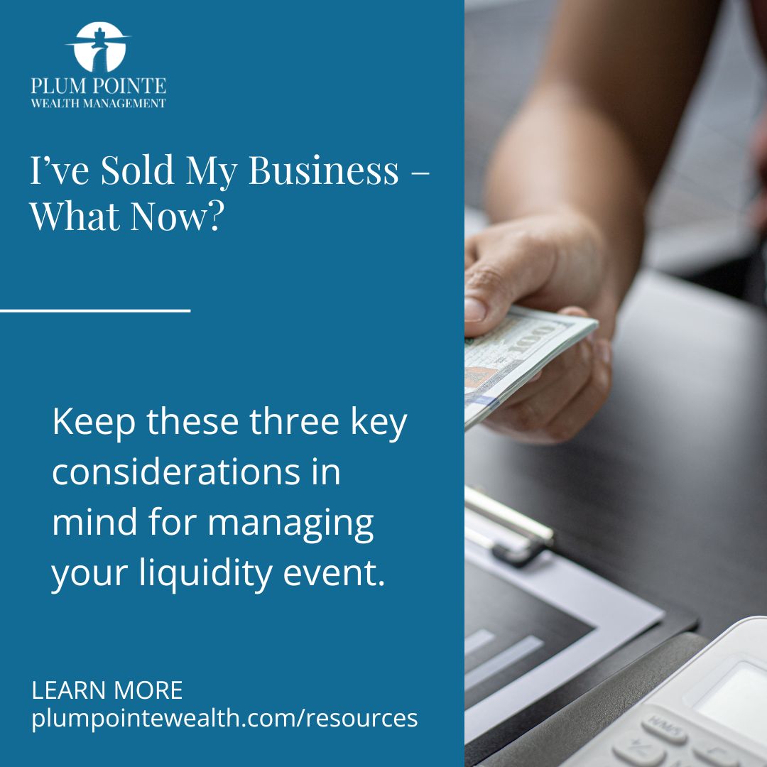 plum_pointe's tweet photo. The financial decisions you make in the wake of your business sale will have a significant impact on your future. Learn more about creating a well-defined plan for managing your wealth: https://t.co/gUUyabouv4 https://t.co/NjqMnQZDc5