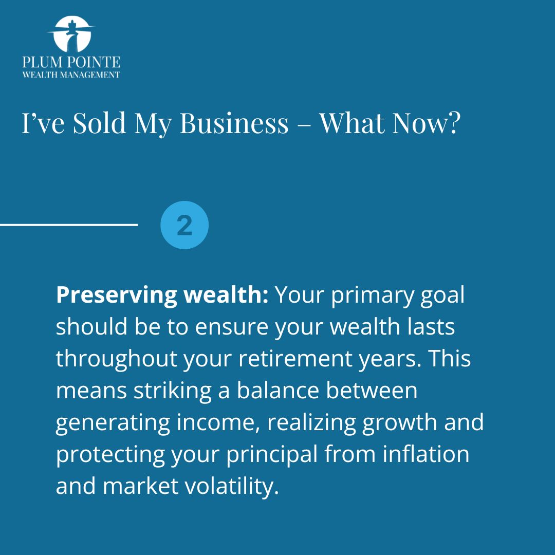 plum_pointe's tweet photo. The financial decisions you make in the wake of your business sale will have a significant impact on your future. Learn more about creating a well-defined plan for managing your wealth: https://t.co/gUUyabouv4 https://t.co/NjqMnQZDc5