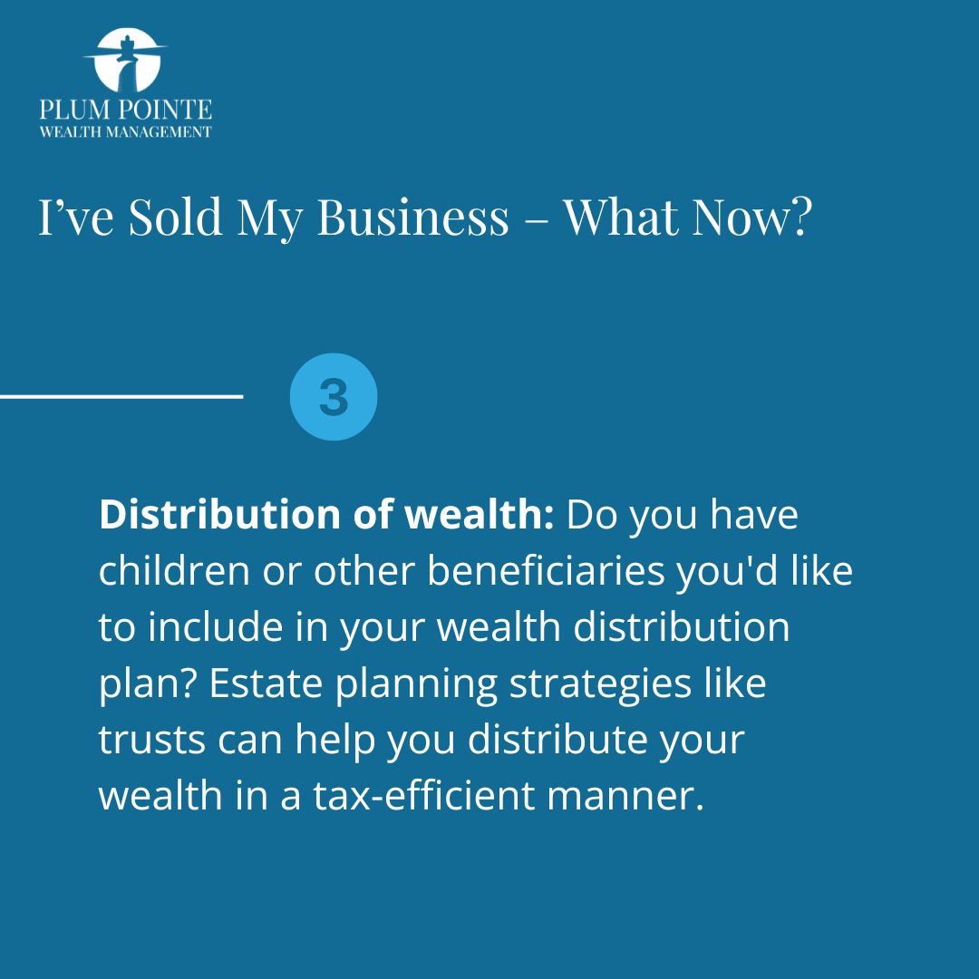 plum_pointe's tweet photo. The financial decisions you make in the wake of your business sale will have a significant impact on your future. Learn more about creating a well-defined plan for managing your wealth: https://t.co/gUUyabouv4 https://t.co/NjqMnQZDc5