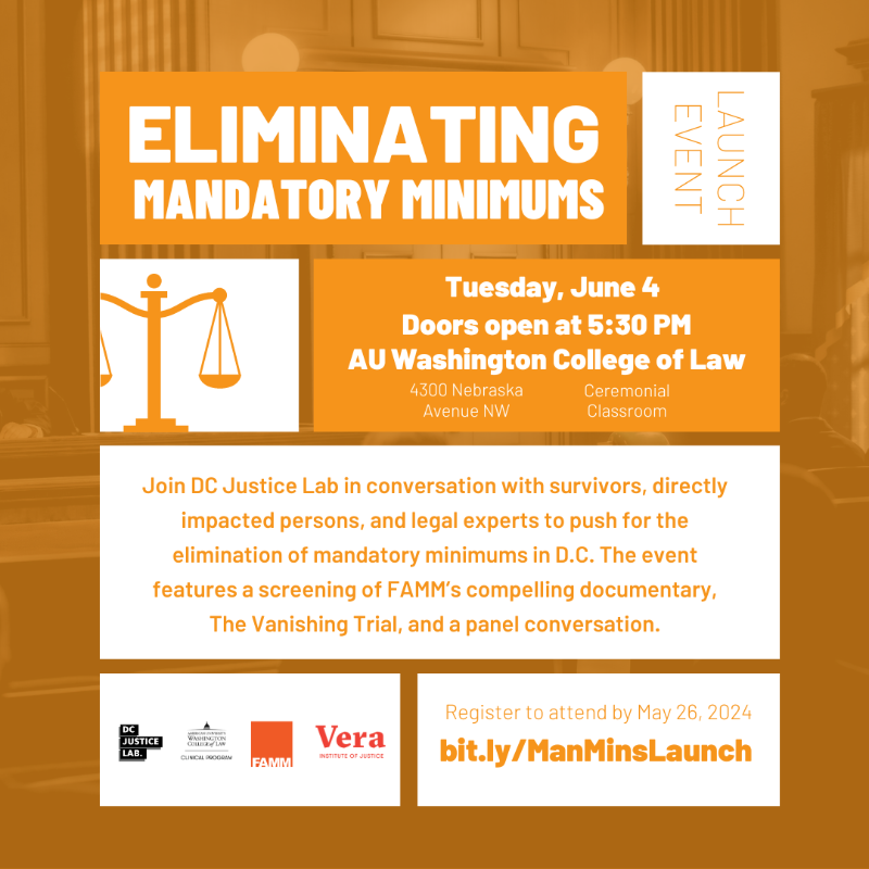 FAMMFoundation's tweet photo. Join the fight to #EndMandatoryMinimums with FAMM and Partners! Witness the impactful documentary "The Vanishing Trial," produced by FAMM and @NACDL, and hear from survivors, legal giants, and the impacted.